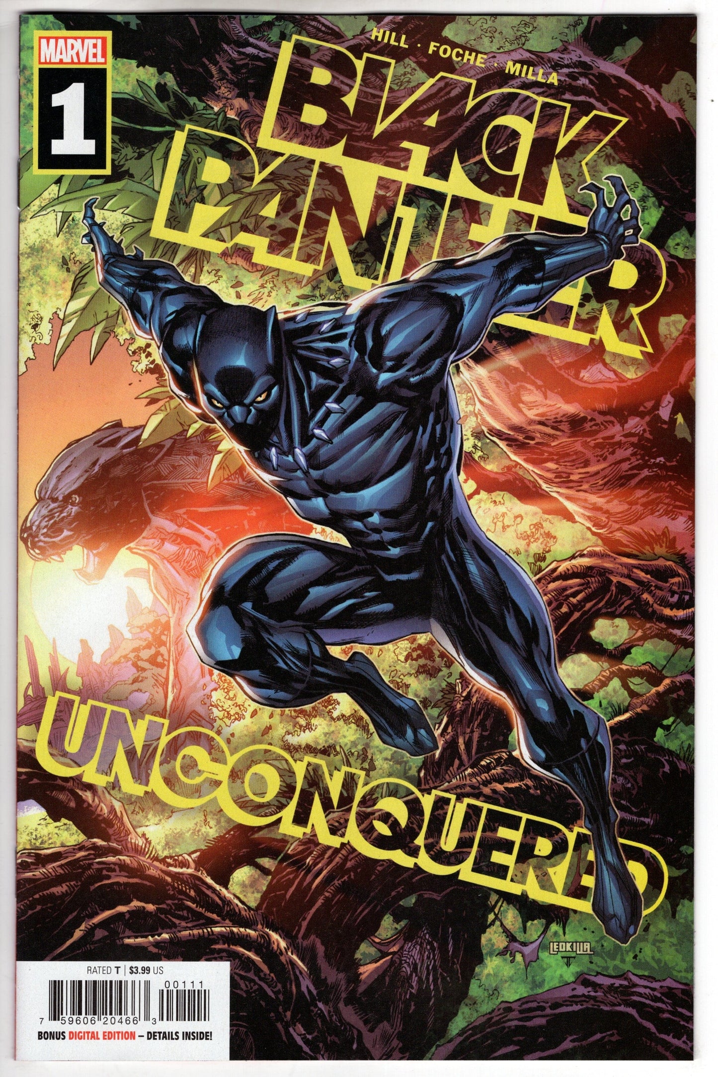 MARVEL PRH COMIC BOOK Black Panther Unconquered #1