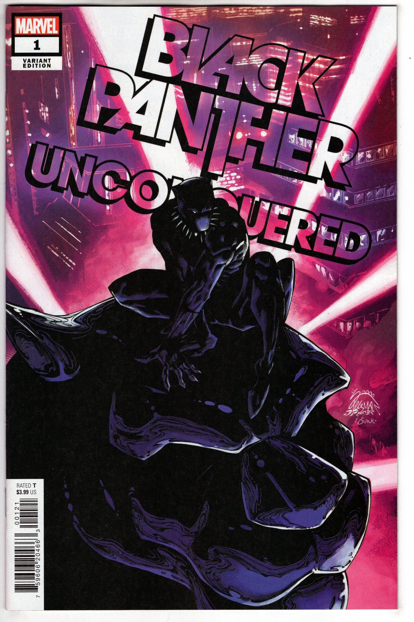 MARVEL PRH COMIC BOOK Black Panther Unconquered #1 Stegman Variant