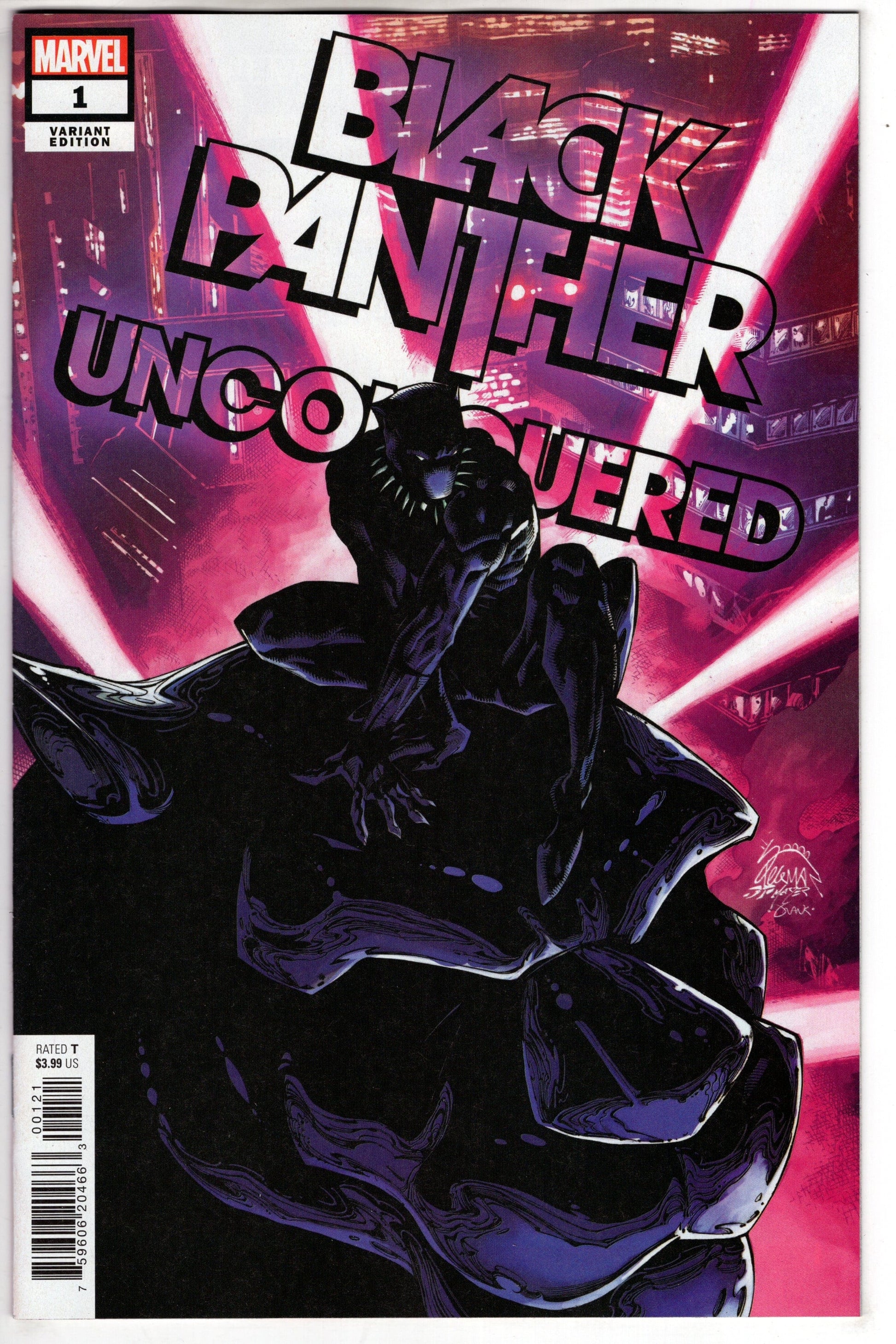 MARVEL PRH COMIC BOOK Black Panther Unconquered #1 Stegman Variant
