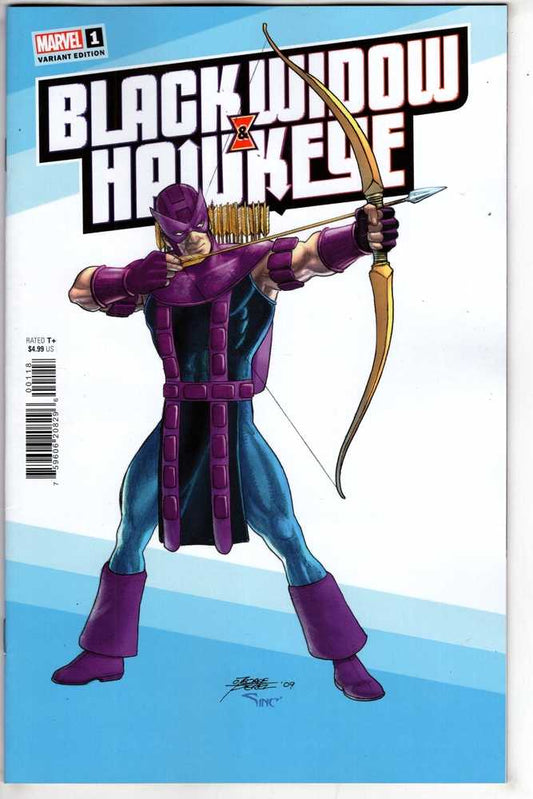 MARVEL PRH COMIC BOOK Black Widow & Hawkeye #1 George Perez Variant