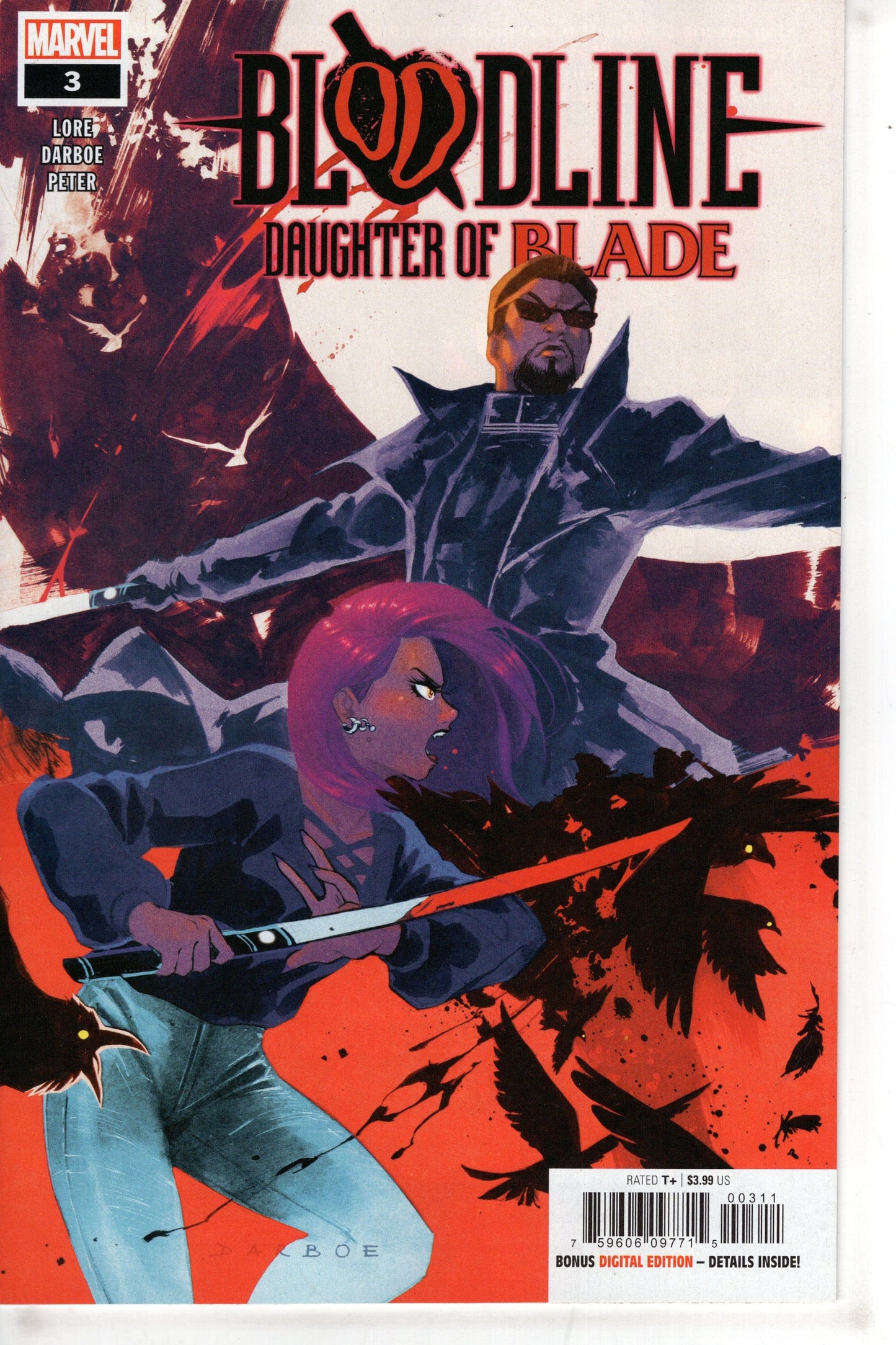 MARVEL PRH COMIC BOOK BLOODLINE DAUGHTER OF BLADE #3