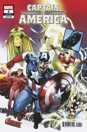 MARVEL PRH COMIC BOOK CAPTAIN AMERICA #2 PHIL JIMENEZ AVENGERS 60TH VAR