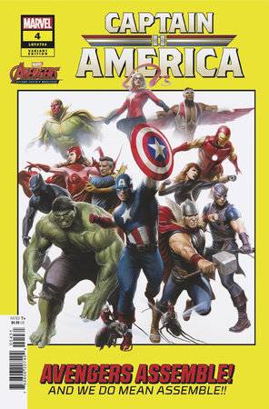 MARVEL PRH COMIC BOOK CAPTAIN AMERICA #4 ADI GRANOV AVENGERS 60TH VAR