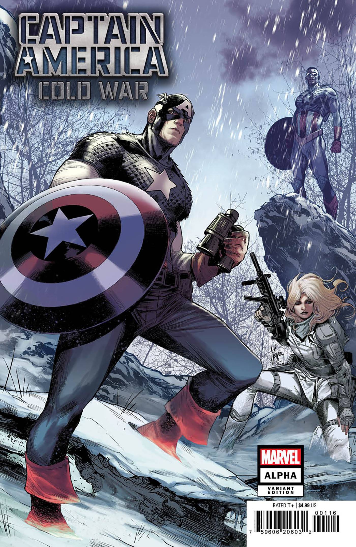 MARVEL PRH COMIC BOOK CAPTAIN AMERICA COLD WAR ALPHA #1 25 COPY INC CHECCHETTO VAR