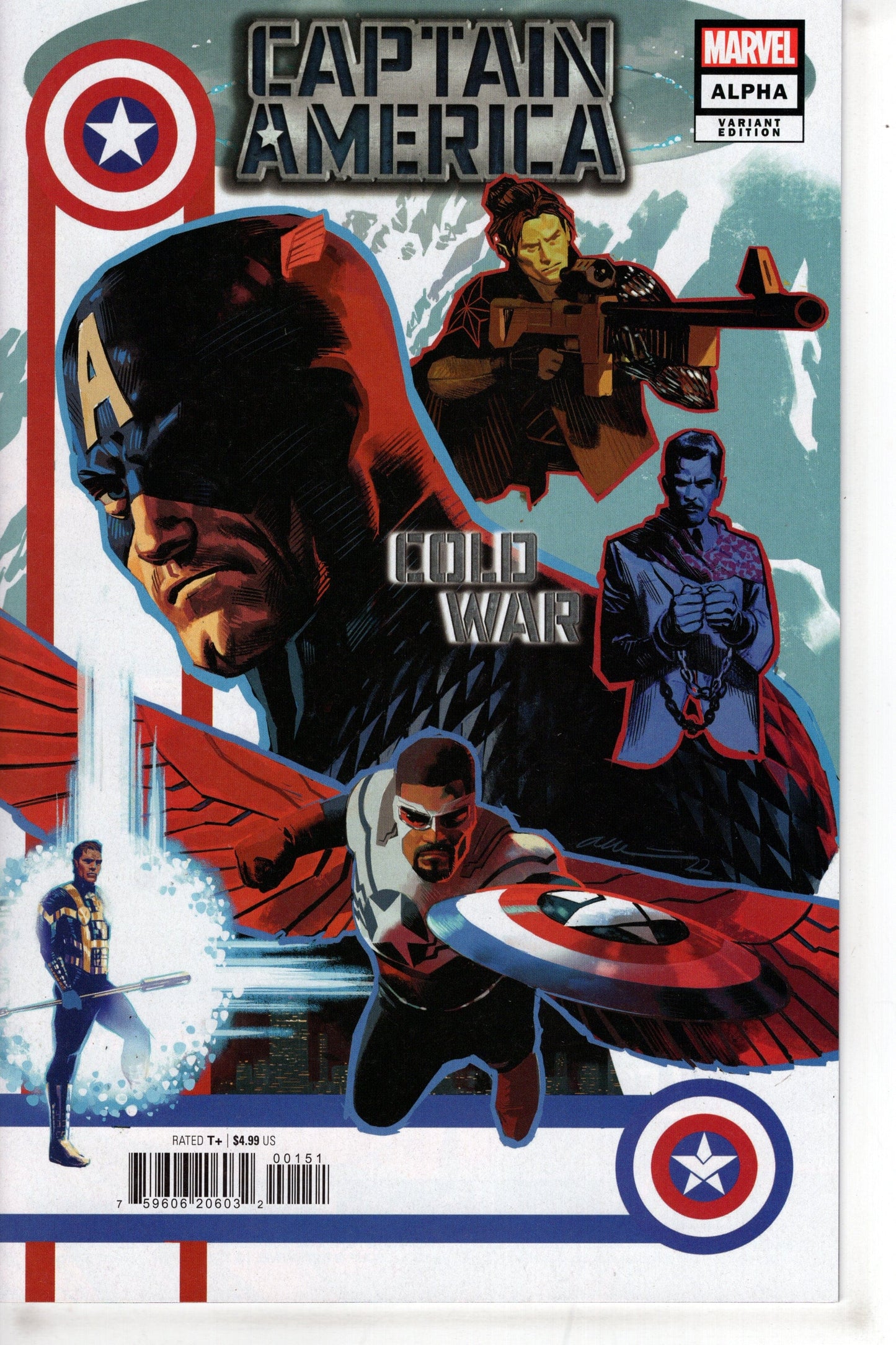 MARVEL PRH COMIC BOOK CAPTAIN AMERICA COLD WAR ALPHA #1 ACUNA VAR