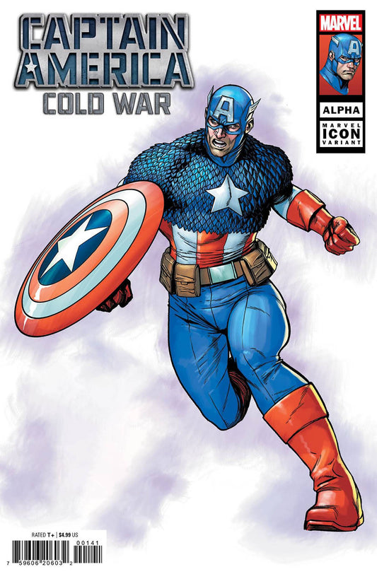 MARVEL PRH COMIC BOOK CAPTAIN AMERICA COLD WAR ALPHA #1 CASELLI MARVEL ICON VAR