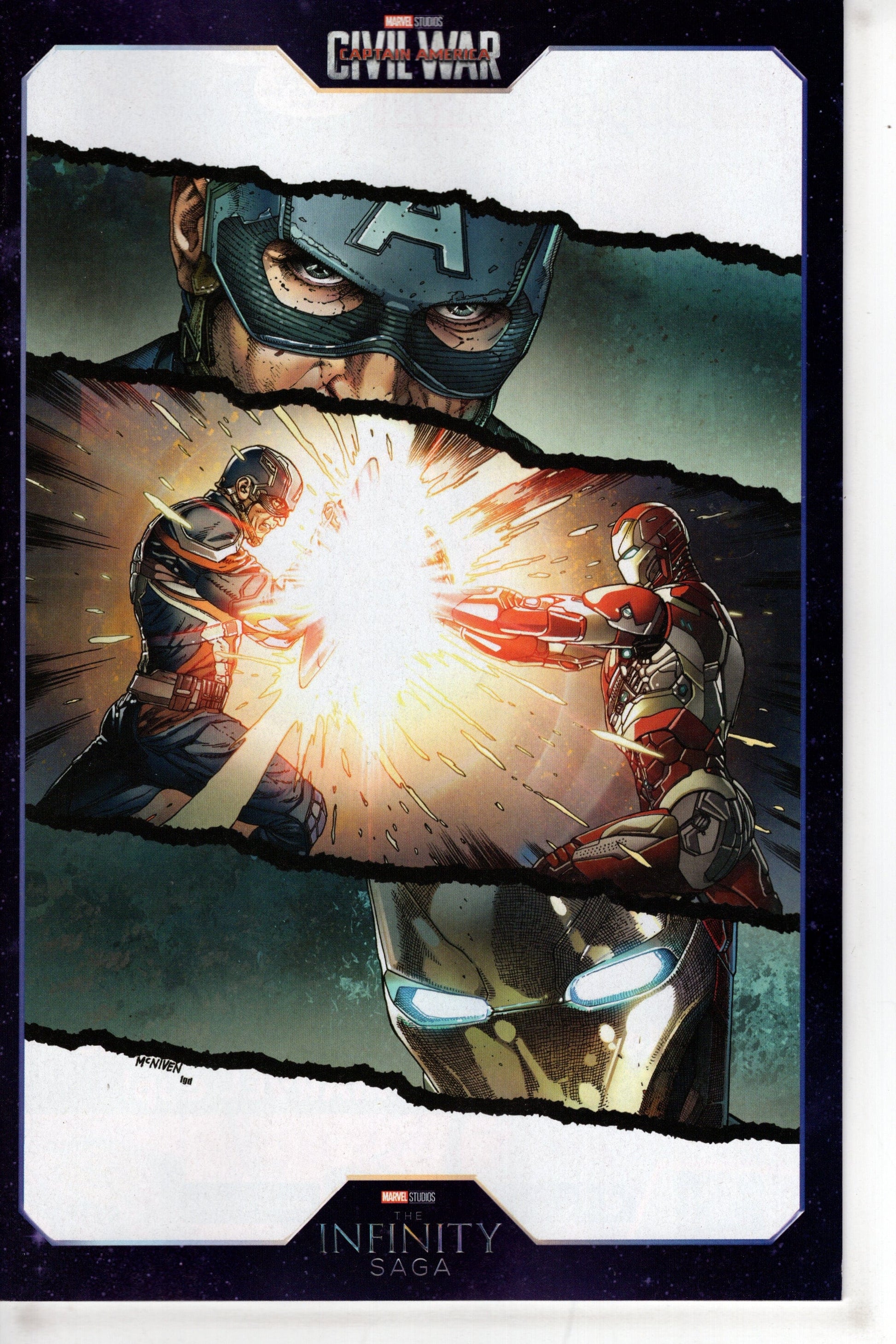 MARVEL PRH COMIC BOOK CAPTAIN AMERICA COLD WAR ALPHA #1 INFINITY SAGA PHASE 3 VAR