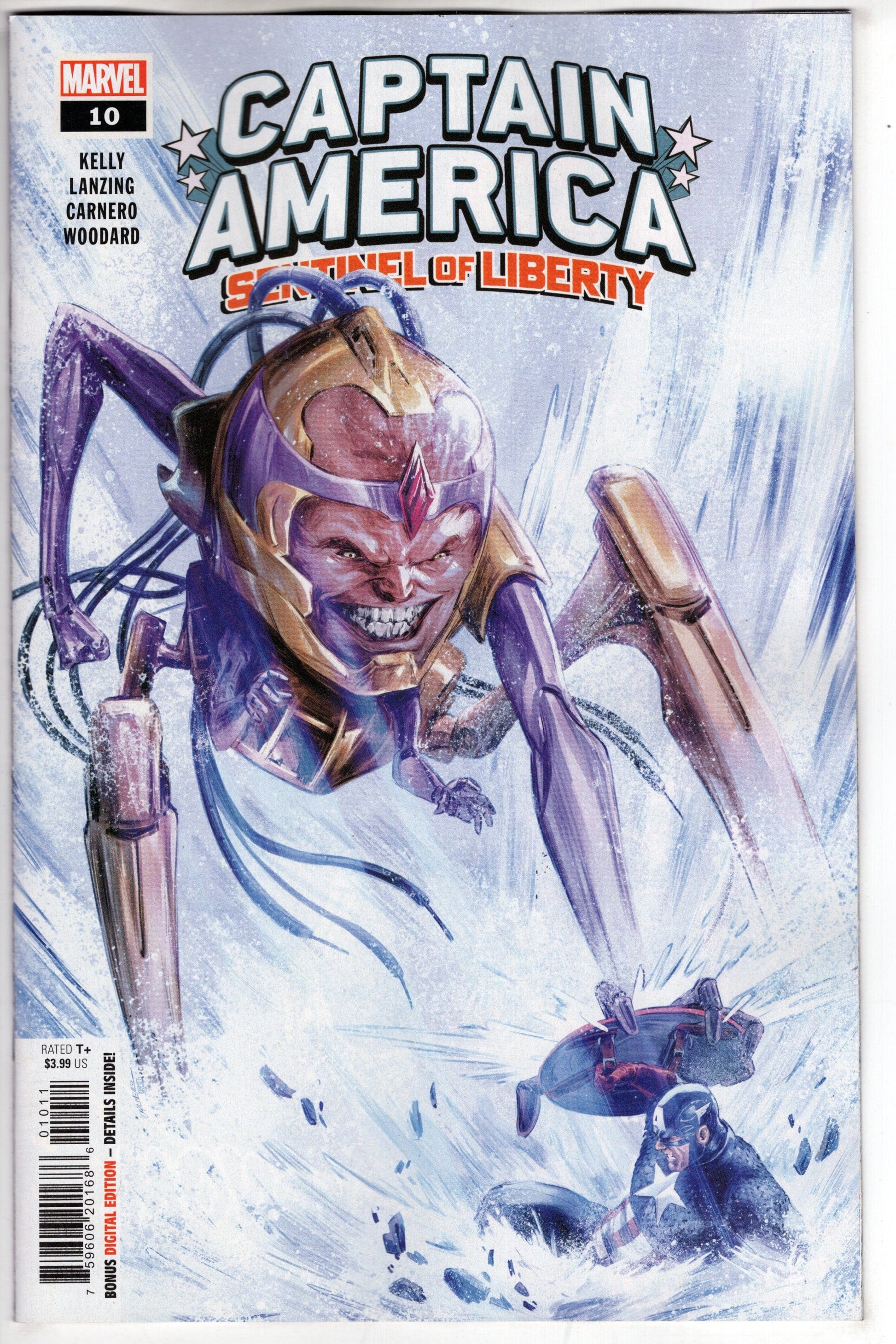 MARVEL PRH COMIC BOOK CAPTAIN AMERICA SENTINEL OF LIBERTY #10