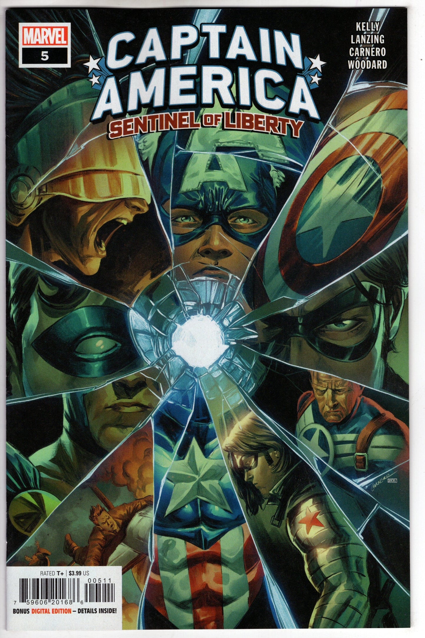 MARVEL PRH COMIC BOOK CAPTAIN AMERICA SENTINEL OF LIBERTY #5