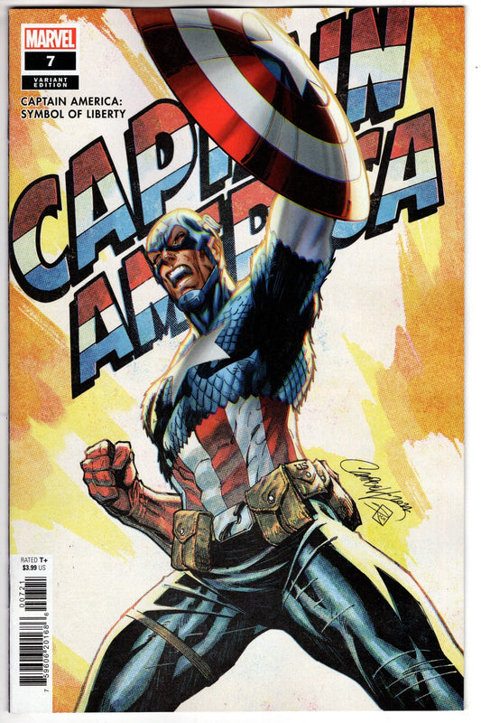 MARVEL PRH COMIC BOOK CAPTAIN AMERICA SENTINEL OF LIBERTY #7 JSC ANNIVERSARY VARIANT
