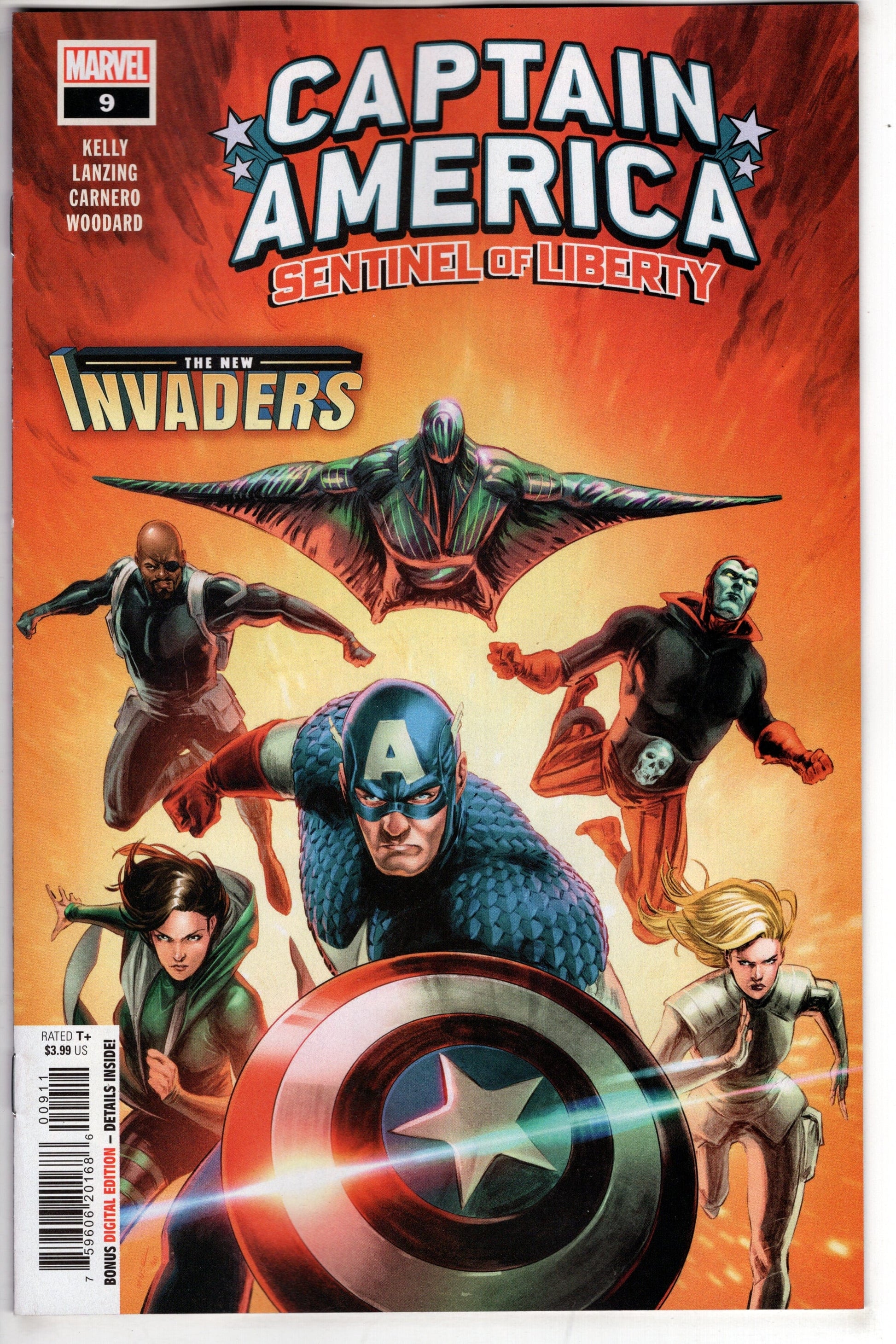 MARVEL PRH COMIC BOOK CAPTAIN AMERICA SENTINEL OF LIBERTY #9