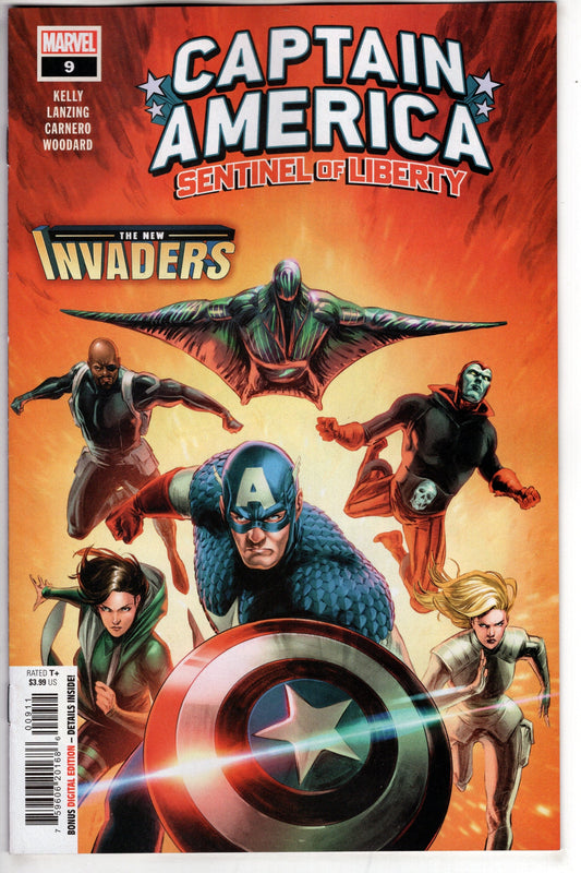 MARVEL PRH COMIC BOOK CAPTAIN AMERICA SENTINEL OF LIBERTY #9