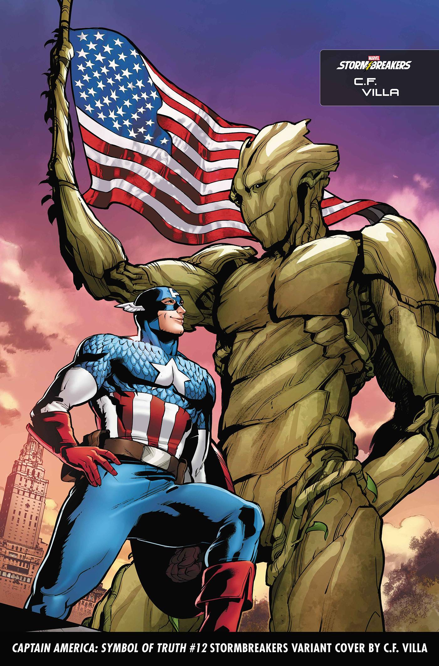 MARVEL PRH COMIC BOOK CAPTAIN AMERICA SYMBOL OF TRUTH #12 VILLA STORMBREAKERS VAR