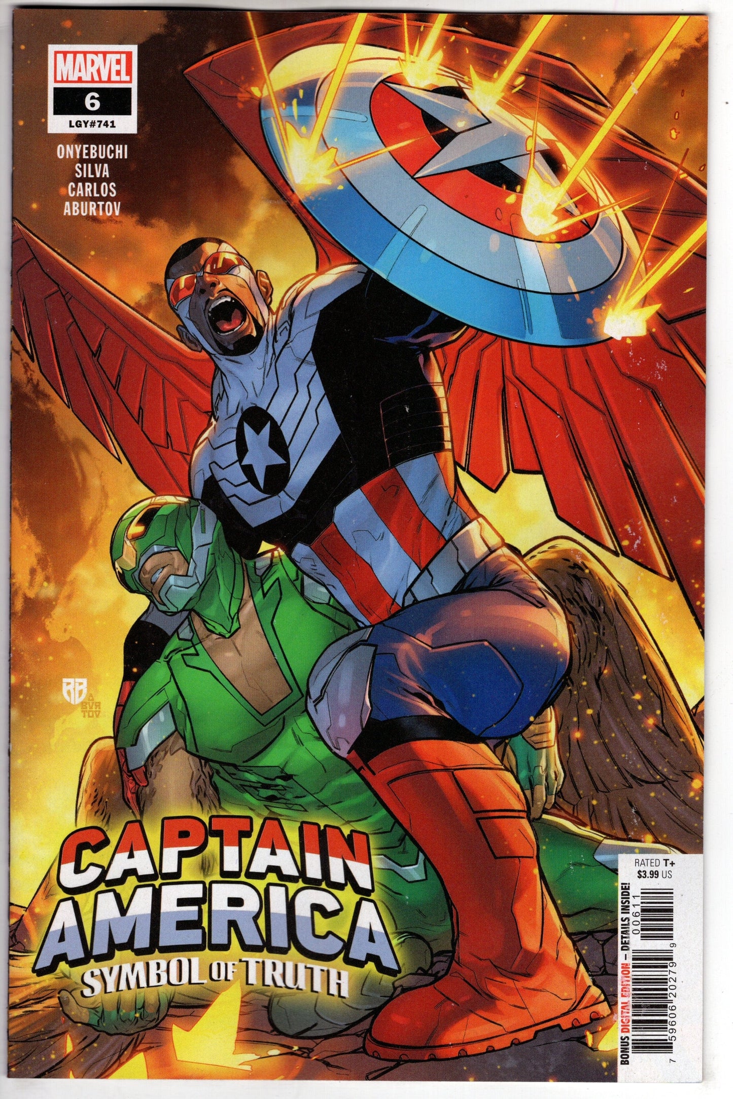 MARVEL PRH COMIC BOOK CAPTAIN AMERICA SYMBOL OF TRUTH #6