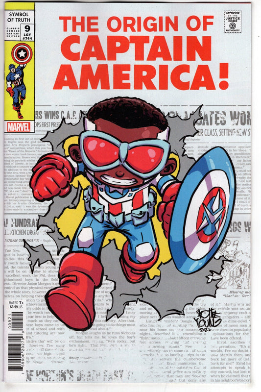 MARVEL PRH COMIC BOOK CAPTAIN AMERICA SYMBOL OF TRUTH #9 YOUNG CLASSIC HOMAGE Variant