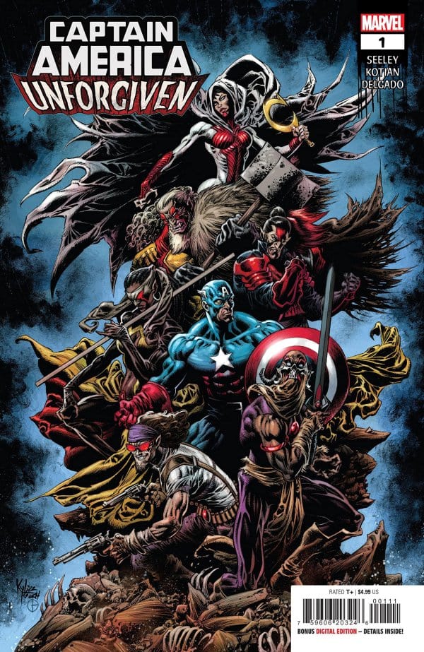 MARVEL PRH COMIC BOOK CAPTAIN AMERICA UNFORGIVEN #1
