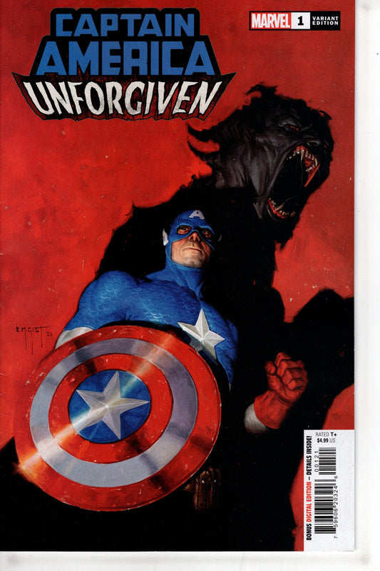 MARVEL PRH COMIC BOOK CAPTAIN AMERICA UNFORGIVEN #1 GIST VAR