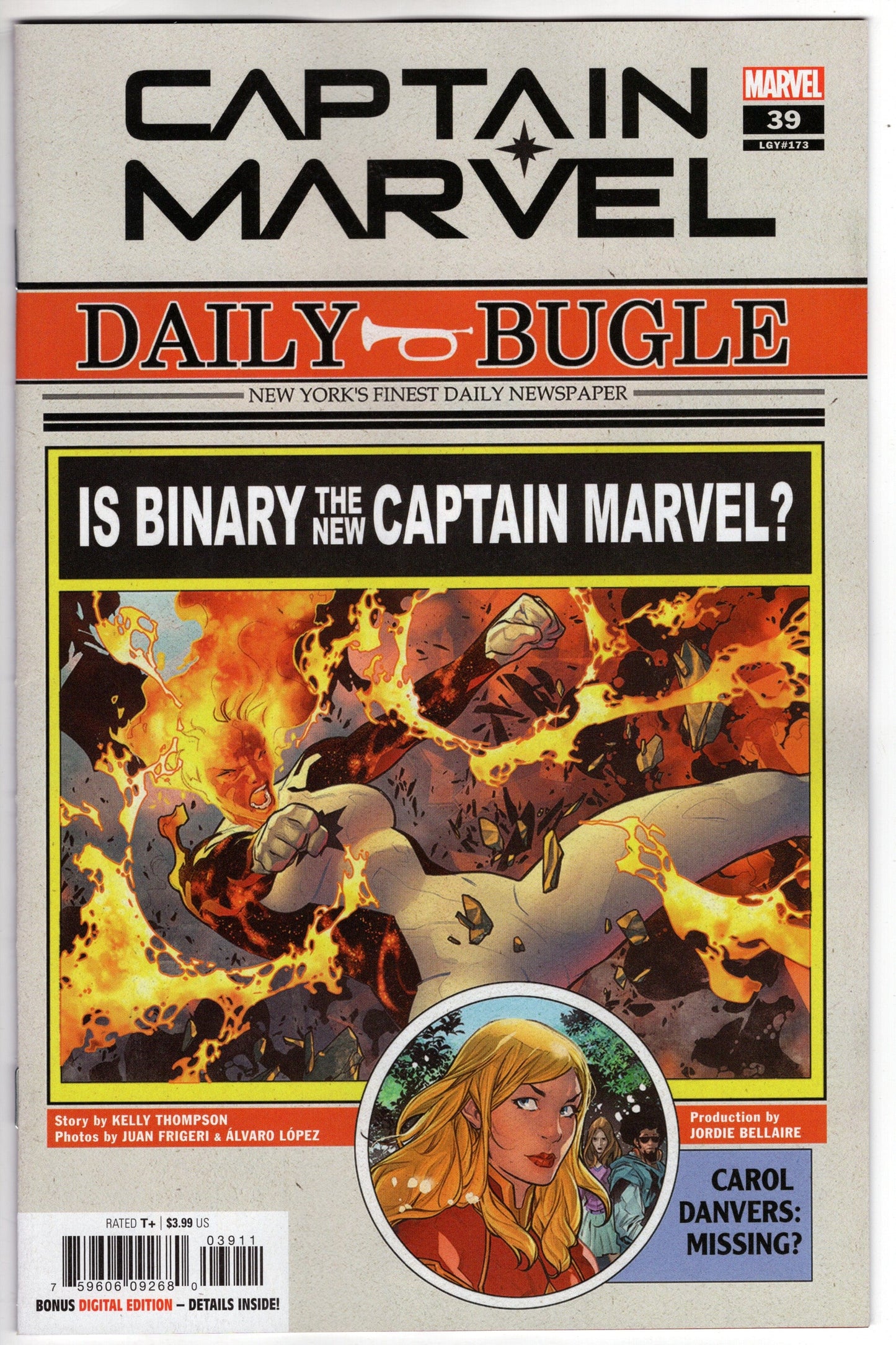 MARVEL PRH COMIC BOOK CAPTAIN MARVEL #39