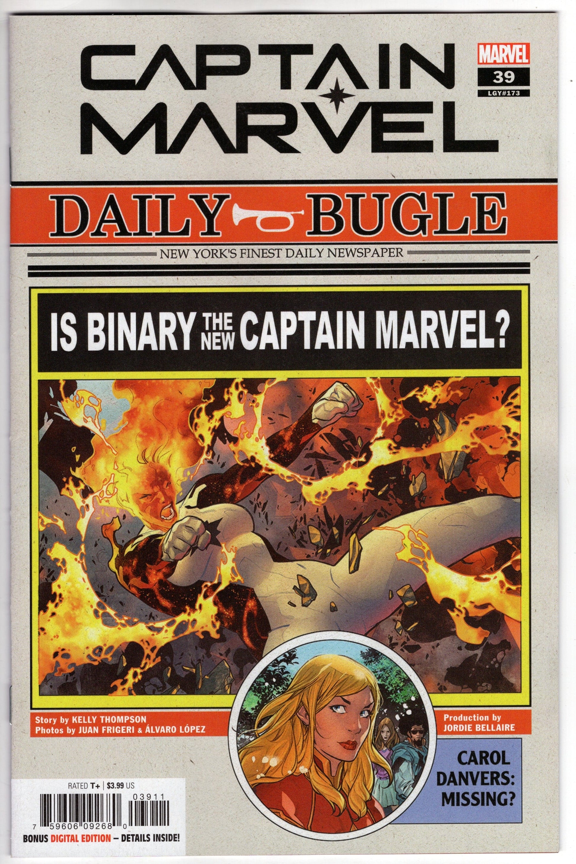 MARVEL PRH COMIC BOOK CAPTAIN MARVEL #39