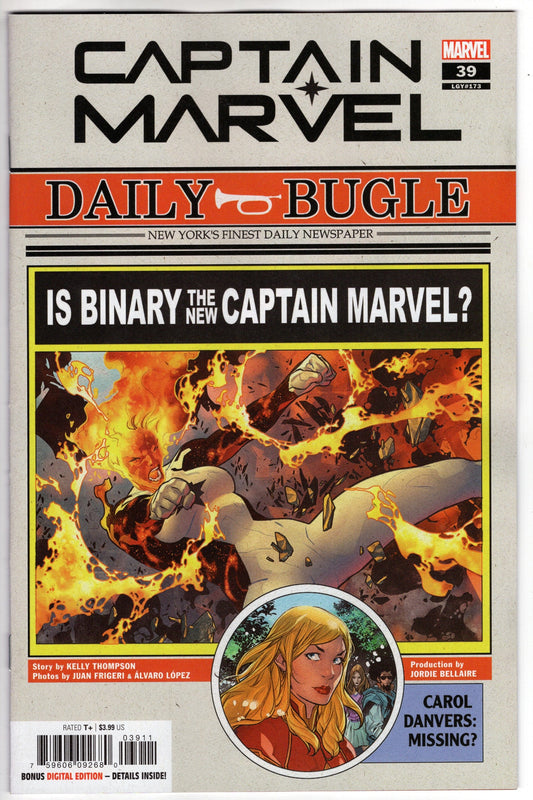 MARVEL PRH COMIC BOOK CAPTAIN MARVEL #39