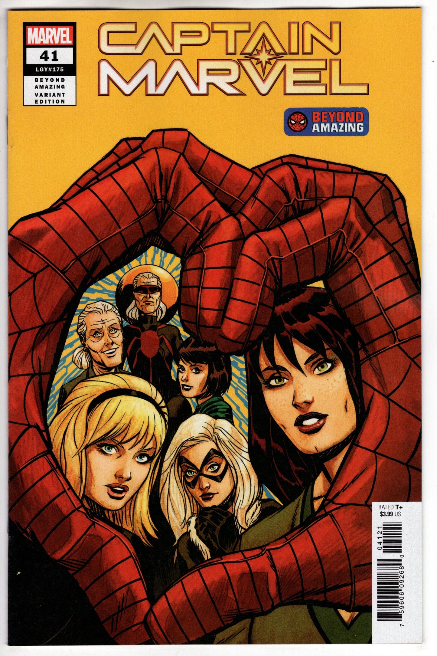 MARVEL PRH COMIC BOOK CAPTAIN MARVEL #41 JOHNSON BEYOND AMAZING SPIDER-MAN VARIANT (RE