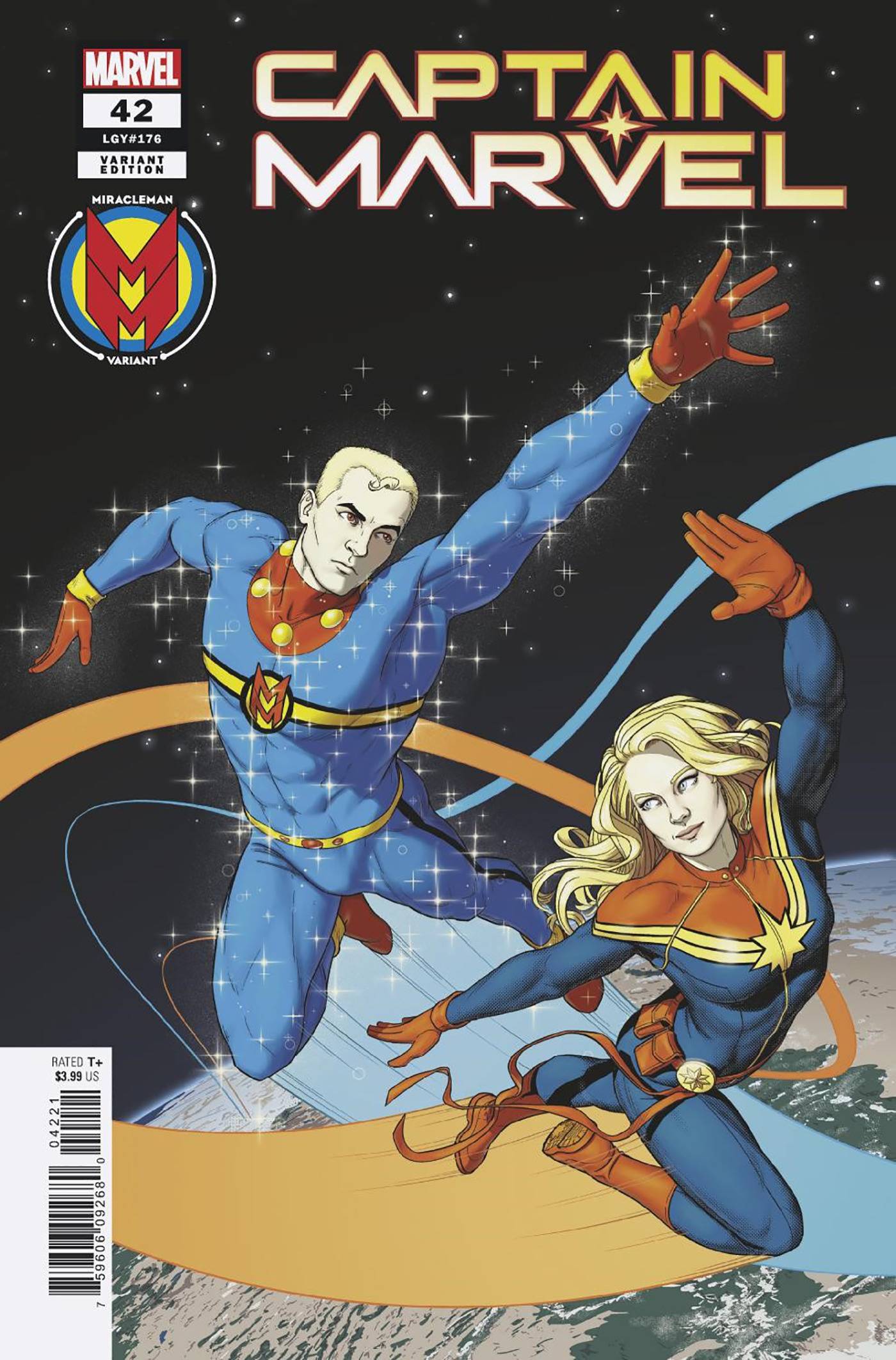 MARVEL PRH COMIC BOOK CAPTAIN MARVEL #42 MCKELVIE MIRACLEMAN VARIANTIANT VARIANT