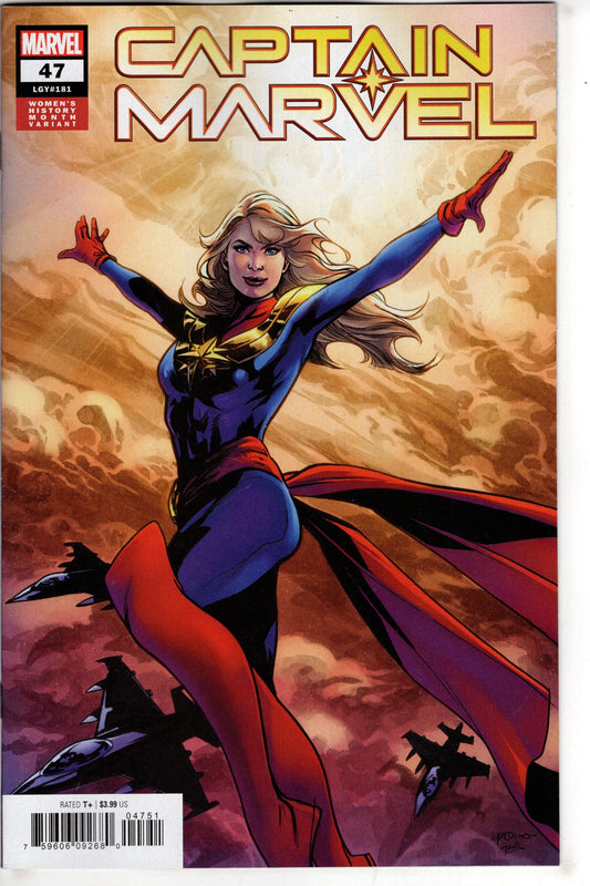 MARVEL PRH COMIC BOOK CAPTAIN MARVEL #47 LUPACCHINO WOMENS HISTORY MONTH VAR