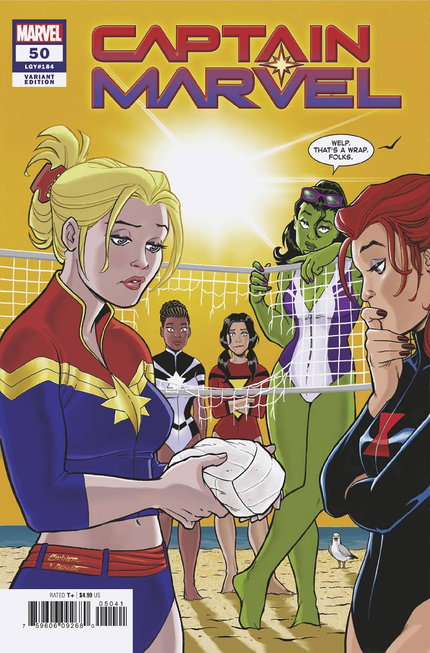 MARVEL PRH COMIC BOOK CAPTAIN MARVEL #50 AMANDA CONNER VAR