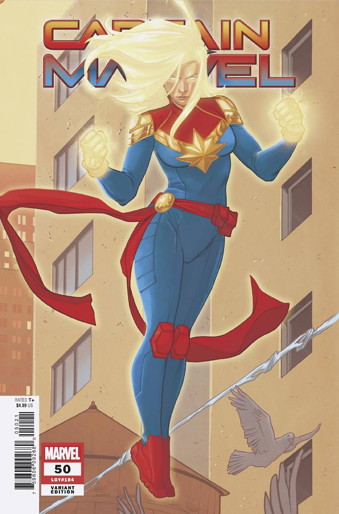 MARVEL PRH COMIC BOOK CAPTAIN MARVEL #50 CASAGRANDE WOMEN OF MARVEL VAR