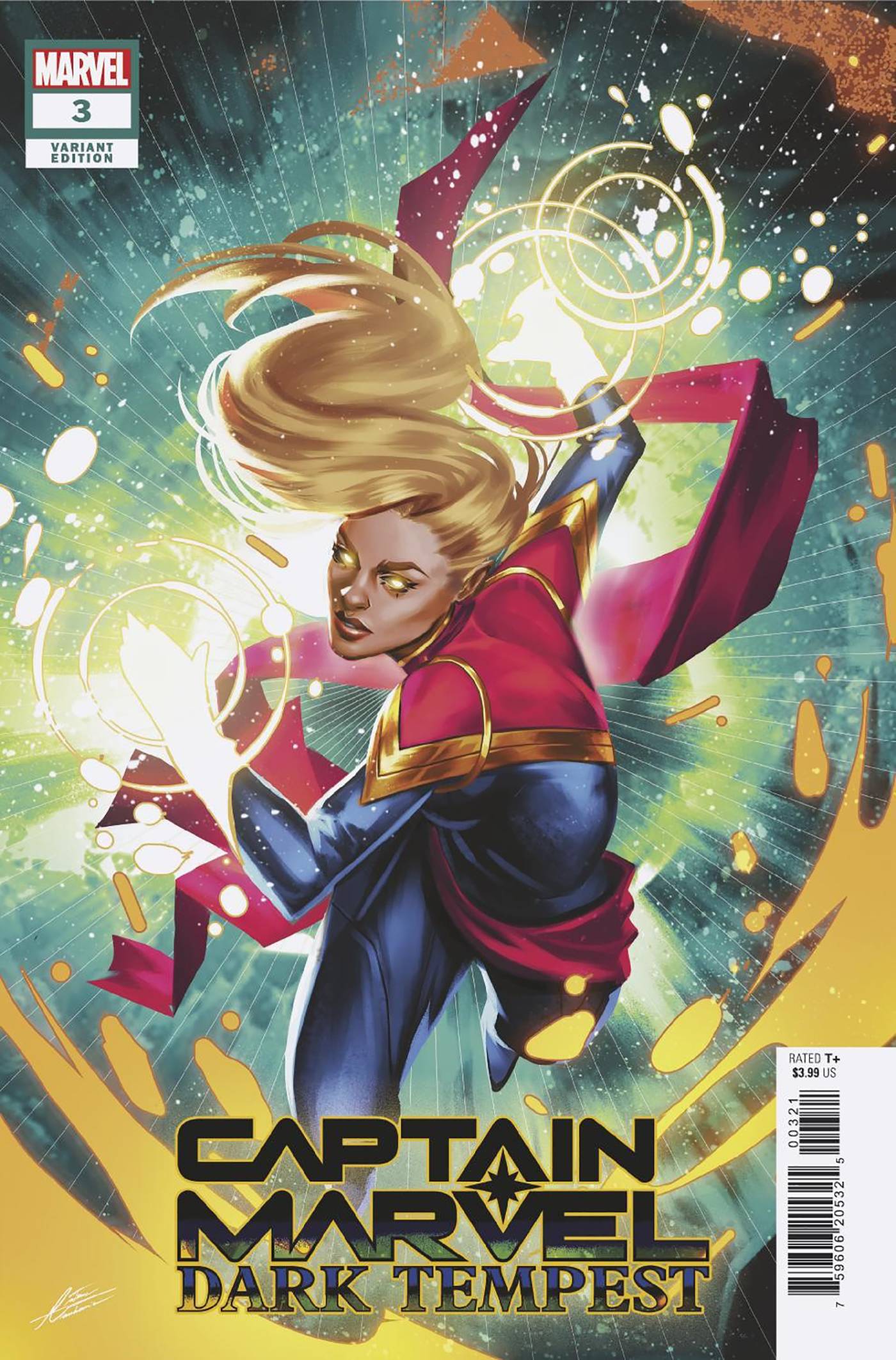 MARVEL PRH COMIC BOOK CAPTAIN MARVEL DARK TEMPEST #3 (OF 5) MATEUS MANHANINI VAR