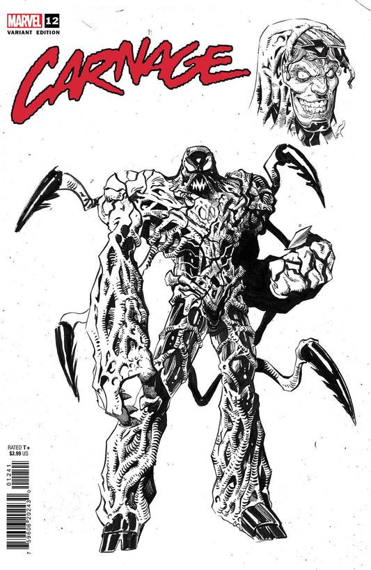 MARVEL PRH COMIC BOOK CARNAGE #12 10 COPY INCV STEGMAN DESIGN VAR