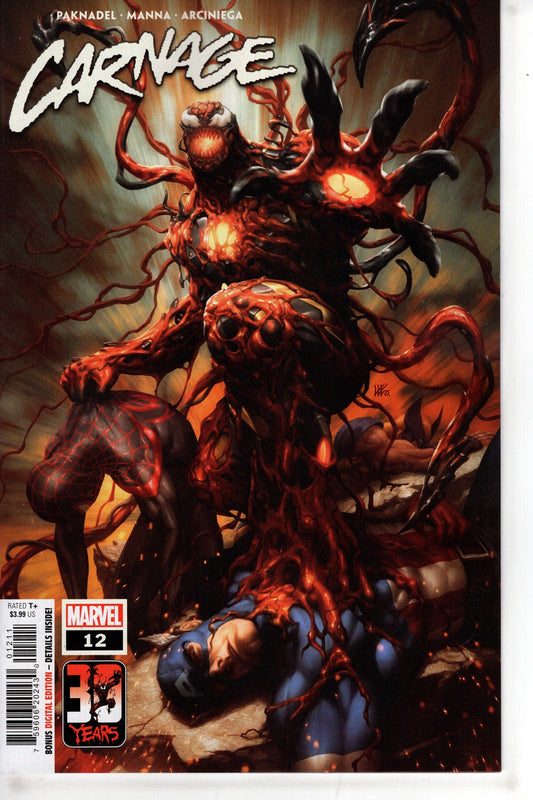 MARVEL PRH COMIC BOOK CARNAGE #12