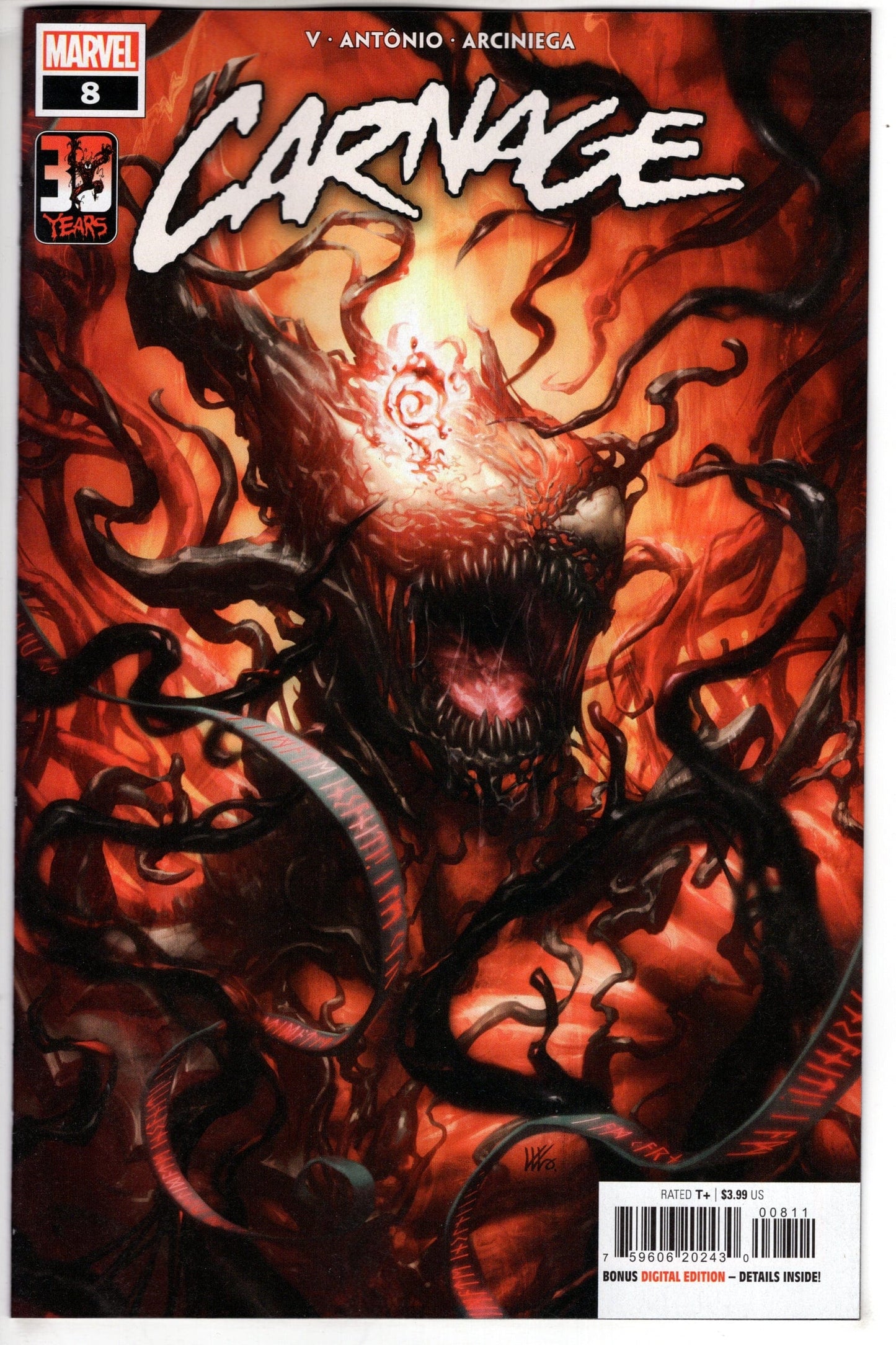 MARVEL PRH COMIC BOOK CARNAGE #8