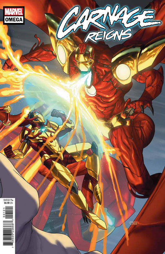 MARVEL PRH COMIC BOOK CARNAGE REIGNS OMEGA #1 TAURIN CLARKE CONNECTING VAR