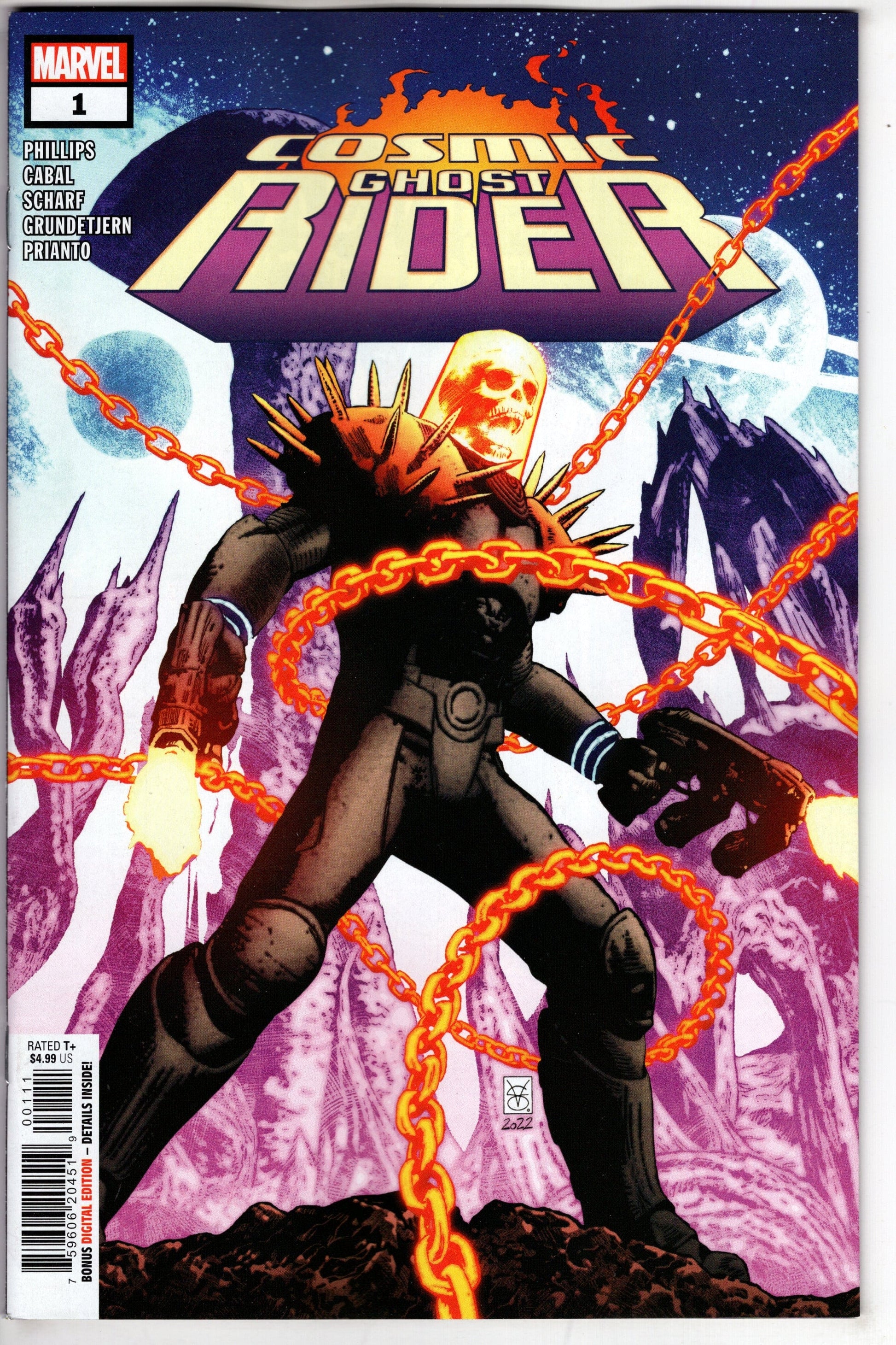 MARVEL PRH COMIC BOOK COSMIC GHOST RIDER #1