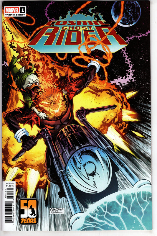 MARVEL PRH COMIC BOOK COSMIC GHOST RIDER #1 SMITH HOWARD THE DUCK VAR