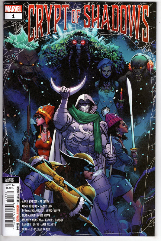 MARVEL PRH COMIC BOOK CRYPT OF SHADOWS #1 2ND PTG LEINIL YU VARIANT