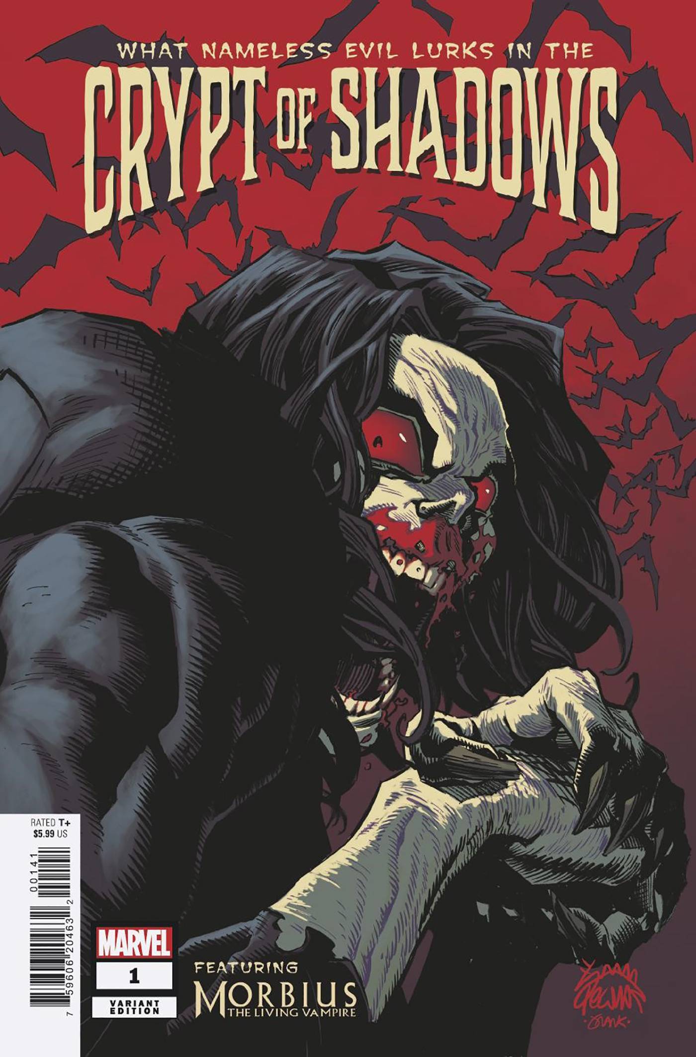 MARVEL PRH COMIC BOOK CRYPT OF SHADOWS #1 STEGMAN MORBIUS VARIANT