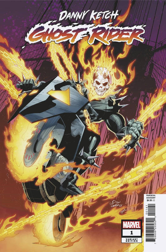 MARVEL PRH COMIC BOOK DANNY KETCH GHOST RIDER #1 (OF 5) LUBERA VAR