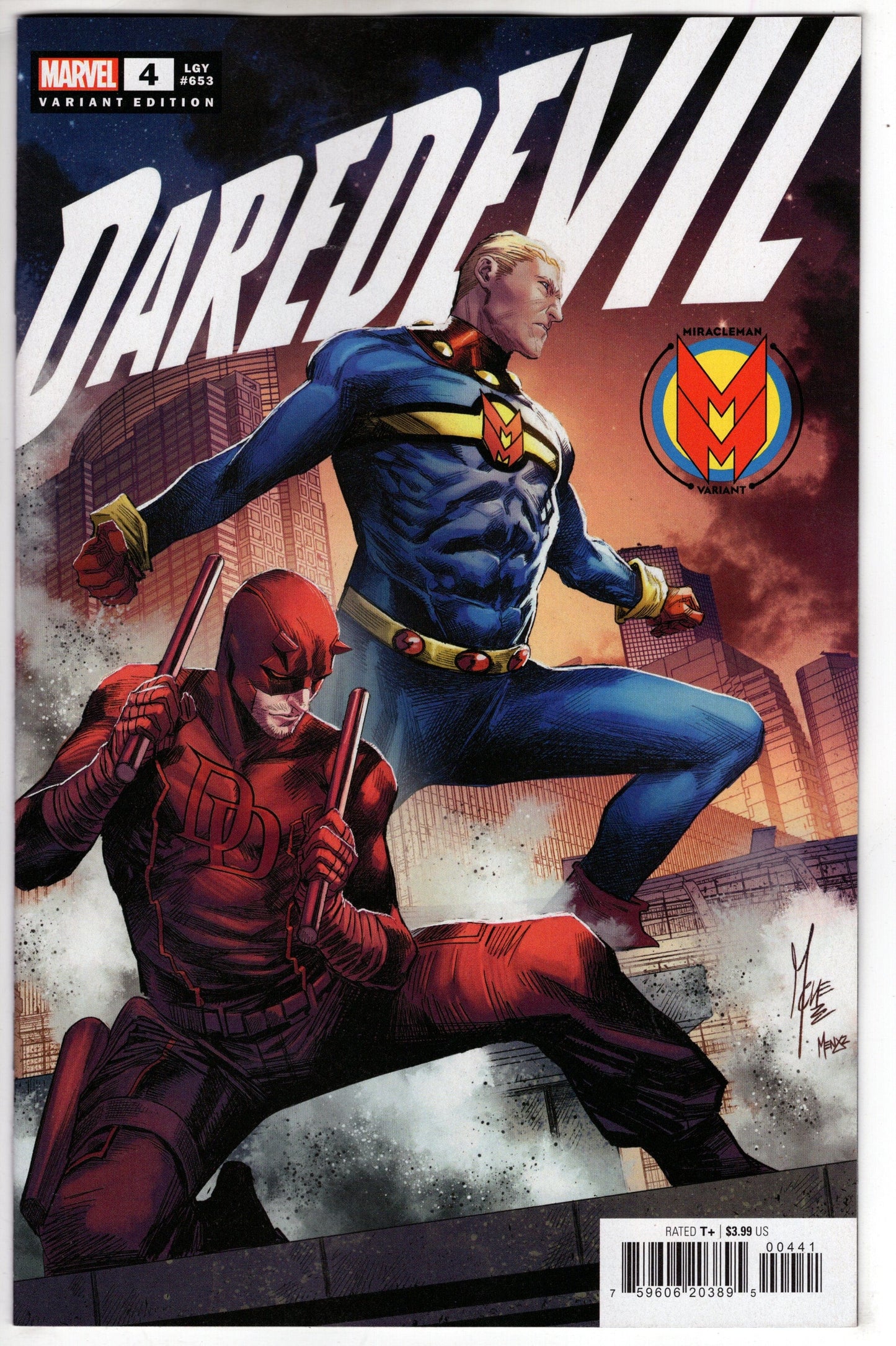 MARVEL PRH COMIC BOOK DAREDEVIL #4 CHECCHETTO MIRACLEMAN VARIANT