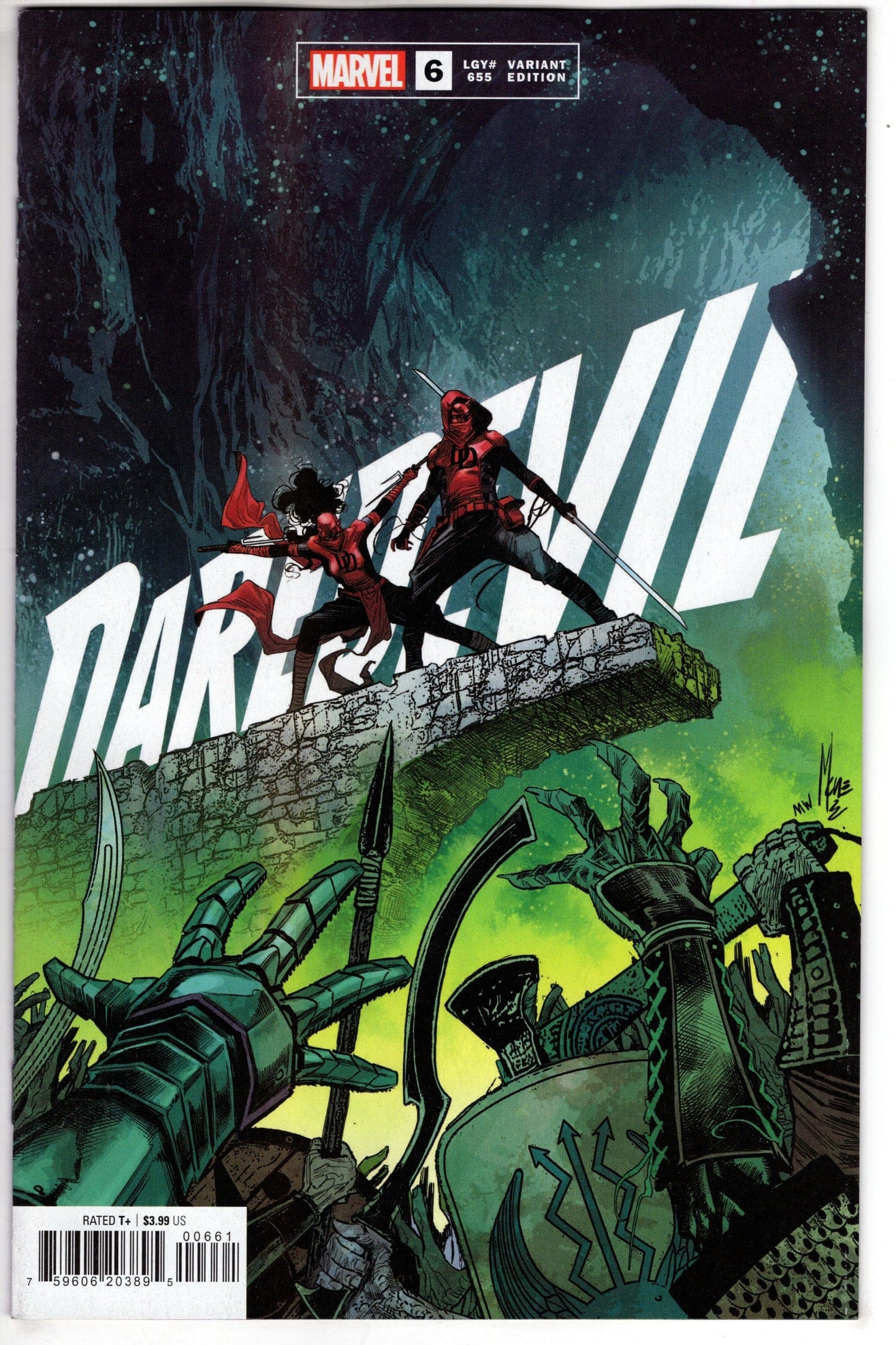 MARVEL PRH COMIC BOOK DAREDEVIL #6 VARIANT