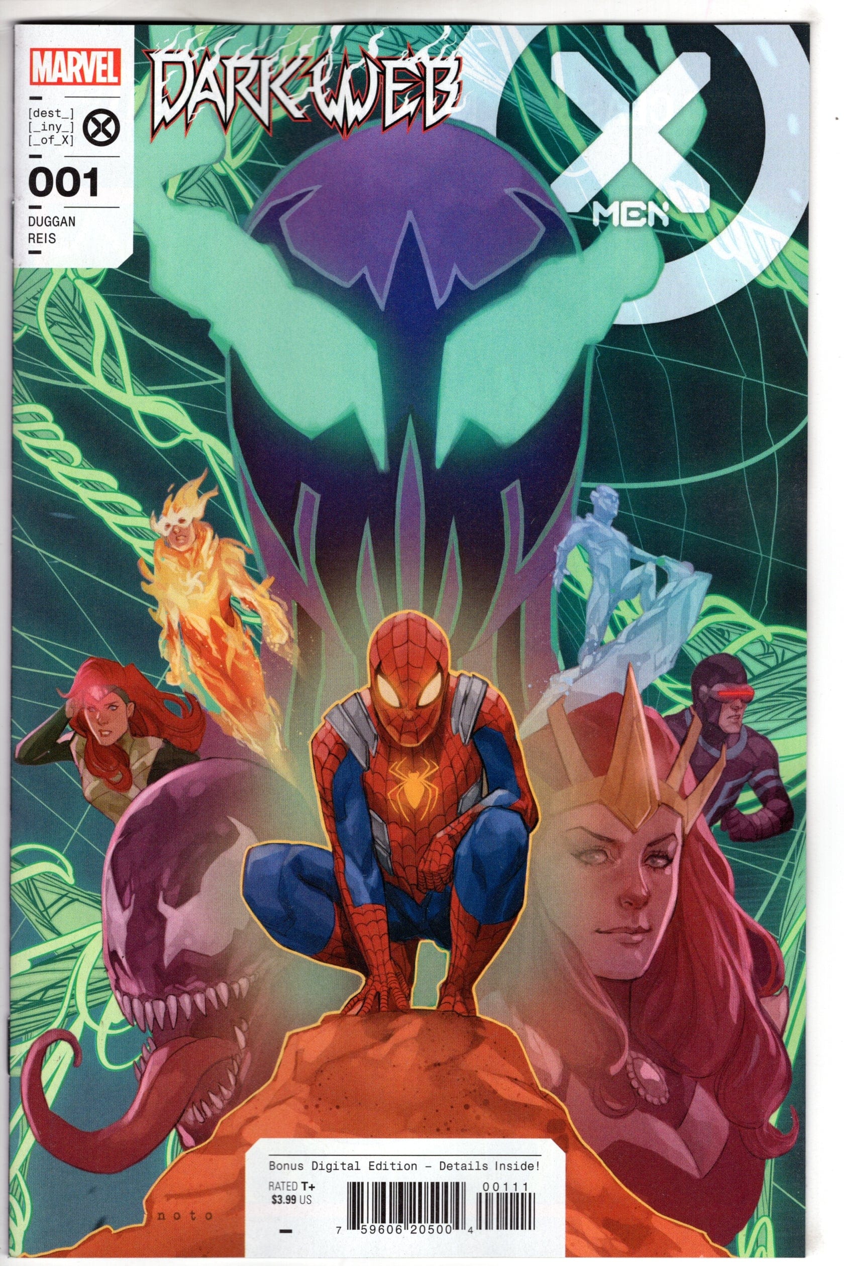 MARVEL PRH COMIC BOOK DARK WEB X-MEN #1 (OF 3)