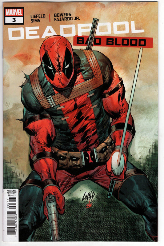 MARVEL PRH COMIC BOOK DEADPOOL BAD BLOOD #3
