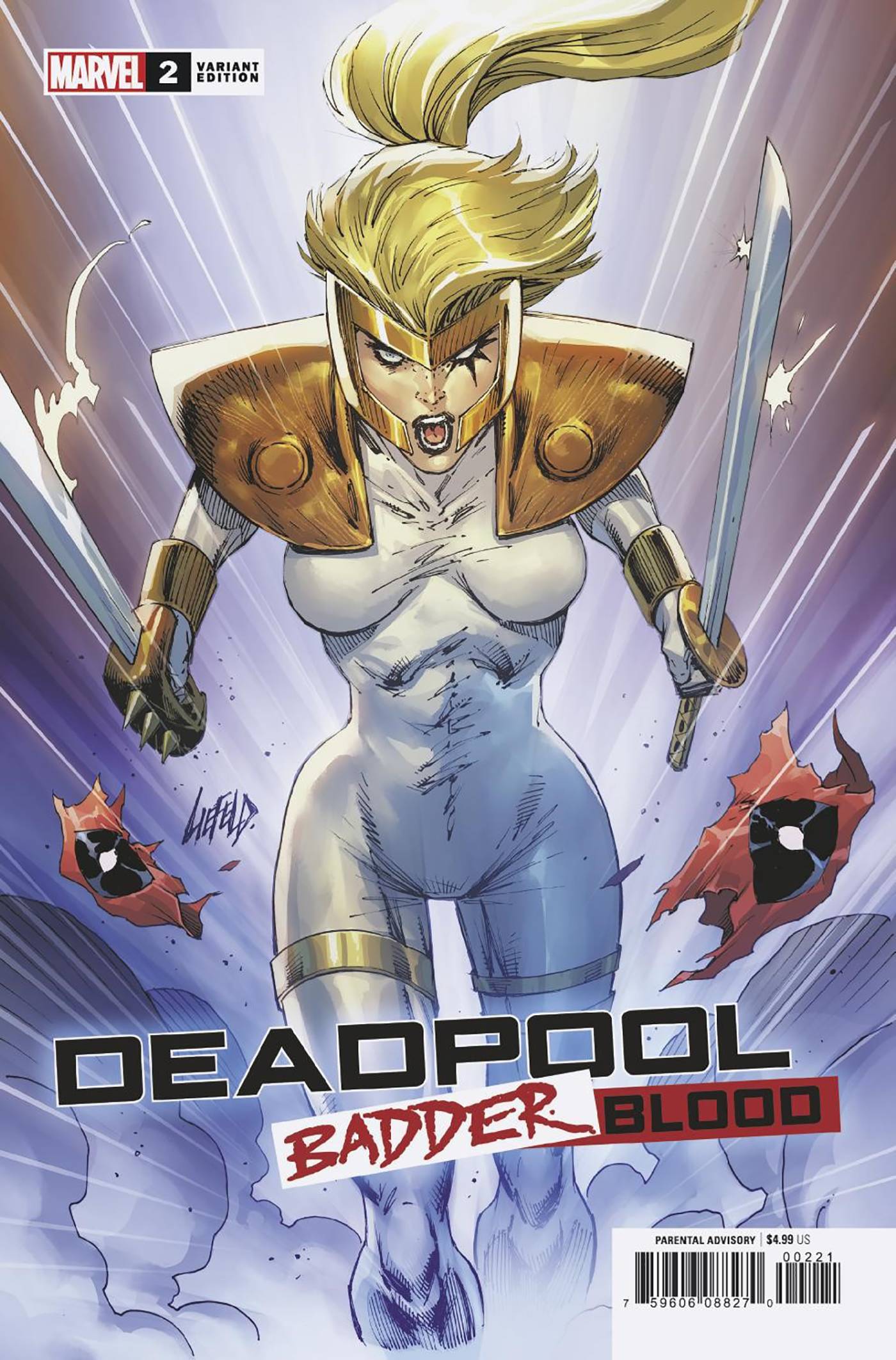 MARVEL PRH COMIC BOOK DEADPOOL BADDER BLOOD #2 (OF 5) ROB LIEFELD VAR