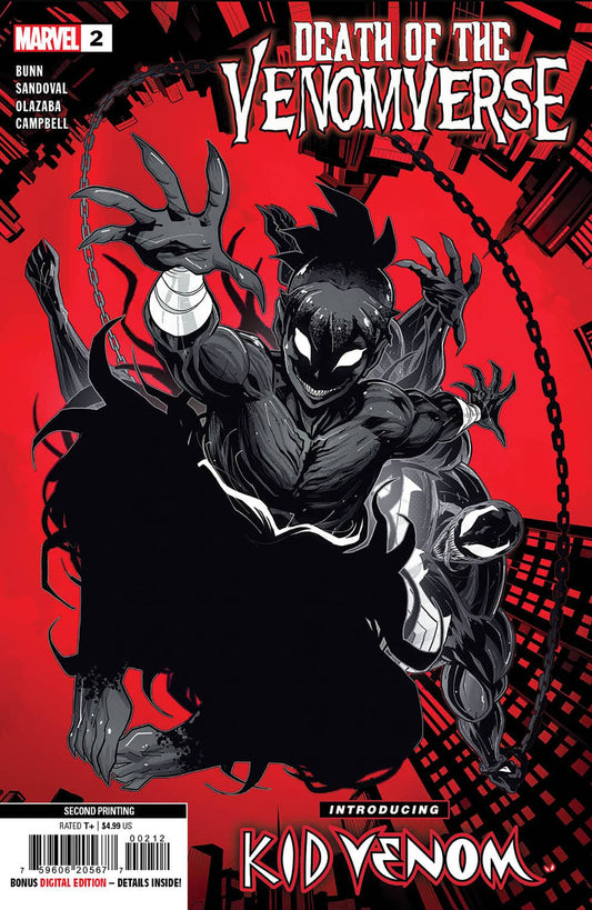 MARVEL PRH COMIC BOOK DEATH OF VENOMVERSE #2 (OF 5) 2ND PTG LUCIANO VECCHIO VAR