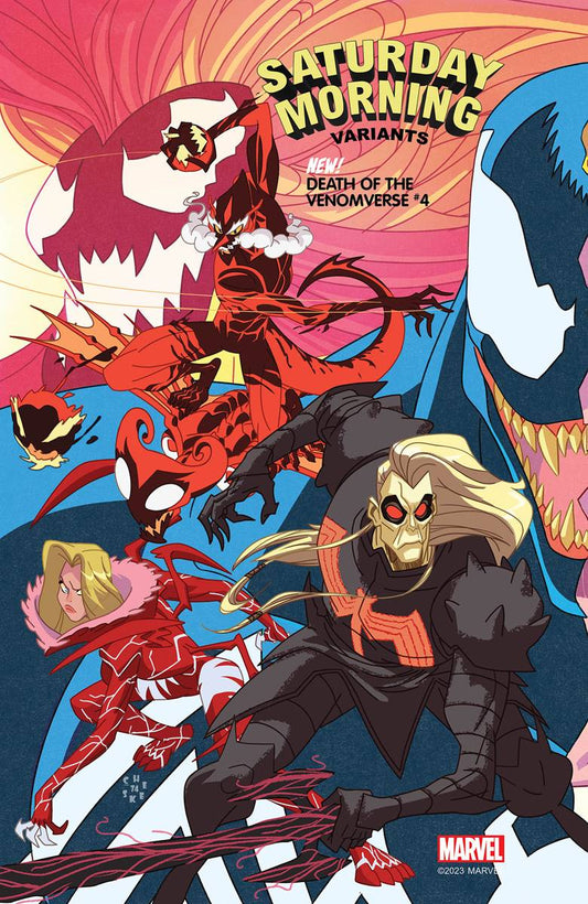 MARVEL PRH COMIC BOOK DEATH OF VENOMVERSE #4 (OF 5) GALLOWAY SATURDAY MORNING VAR