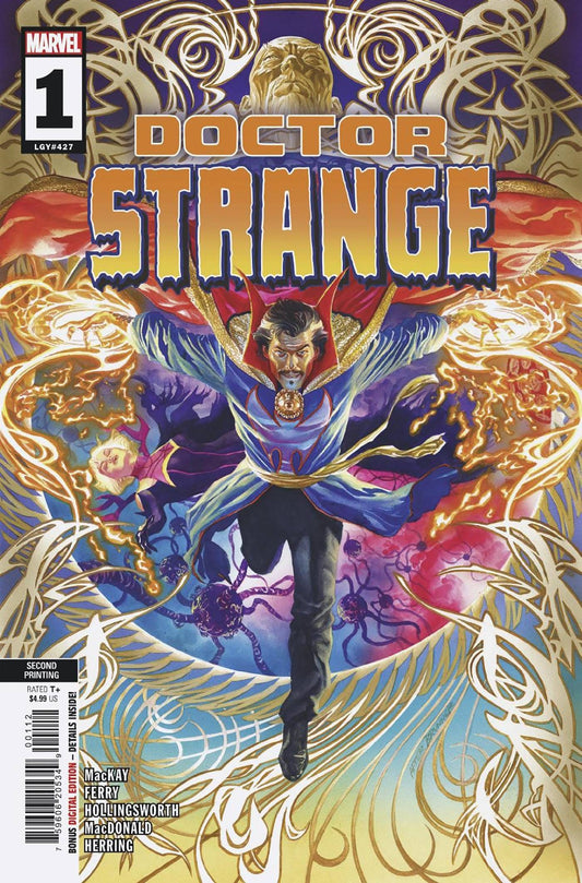 MARVEL PRH COMIC BOOK DOCTOR STRANGE #1 2ND PTG ALEX ROSS VAR