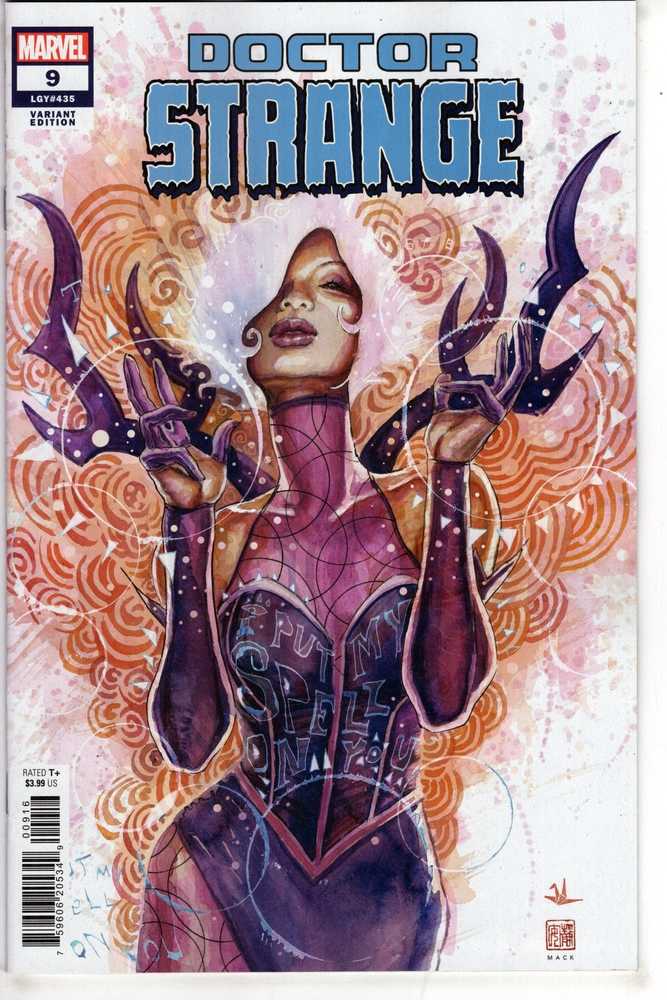 MARVEL PRH COMIC BOOK Doctor Strange #9 25 Copy Variant Edition David Mack Variant