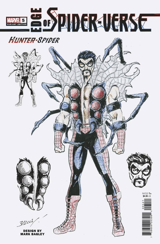 MARVEL PRH COMIC BOOK EDGE OF SPIDER-VERSE #5 (OF 5) 10 COPY INCV BAGLEY DESIGN VA