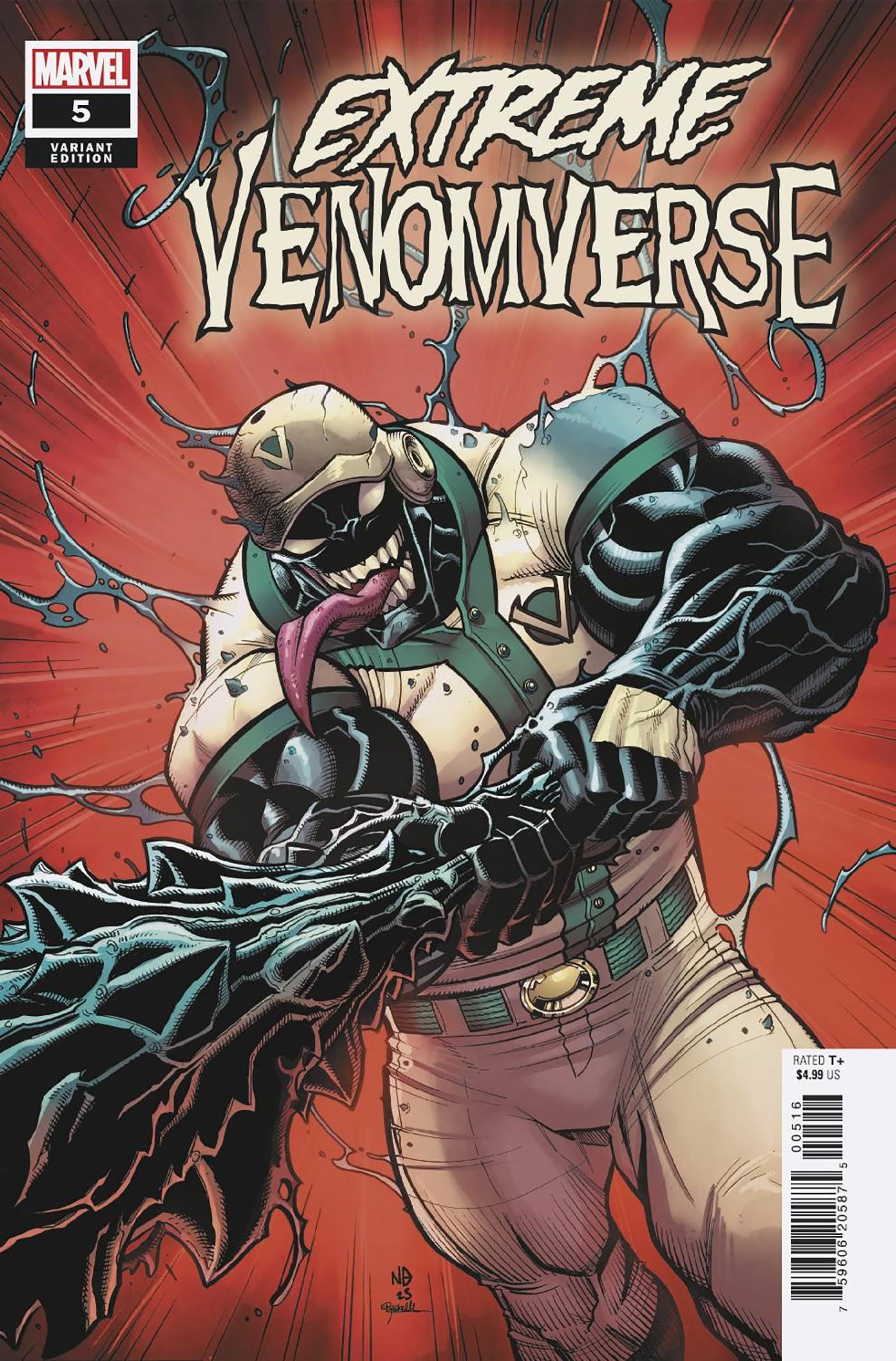 MARVEL PRH COMIC BOOK EXTREME VENOMVERSE #5 (OF 5) 25 COPY INCV NICK BRADSHAW VAR
